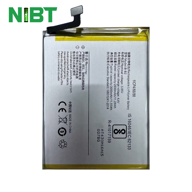 NIBT Wholesale B-B2 4.4V 3000mAh 11.55Wh Lithium Mobile Phone Battery for VIVO Y66/L/A/Y67/V5