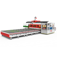 Routeur CNC de grande taille pour la découpe et le taraudage de panneaux sandwich scellés en FRP/GRP pour camion frigorifique de type allemand à carrosserie complète