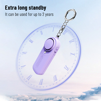 Alarme personnelle 130 dB, sirène de sécurité extérieure, lumière LED pour course nocturne, protection d'urgence, outil de sécurité et d'autodéfense