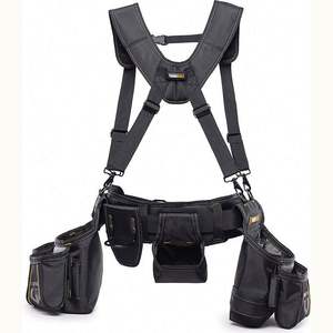 BSCIプロカスタムチームデザインヘビーデューティーツールベルト高級スタイルジッパー留め具調整可能カーペンターサスペンダーポーチ - Product Image 1