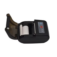 Printer Thermal Portabel Mini Kompatibel Android/iOS USB+Bluetooth 58mm untuk Kertas Struk