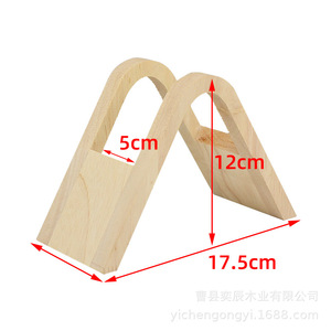 Wooden Coffee Filter <b>Paper</b> Holder V Shape Natural Wood <b>Color</b> Reusable For Pour Over Coffee Storage Rack - Product Image 4