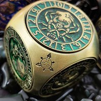 Dés en métal à 6 faces Roulette RPG Colored Case Round Cube Fidget Spinner DND Dice