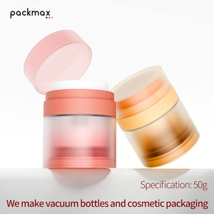 Envase de Crema al Vacío de PP de 50g con Color Inyectado – Contenedor Cosmético Recargable para Crema Facial de Bebé - Product Image 1