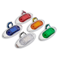 Nouvelles feux de gabarit latéraux LED étanches ENSAITE pour remorque et camion, rouge, ambre, blanc, 6 LED, IP65, plastique