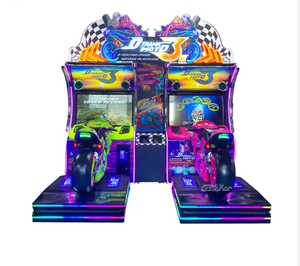 Indoor Amusement Park Coin Operated <b>Arcade</b> Racing Machine Two Player Video Simulator Motorcycle Driving Game Machine - Product Image 3