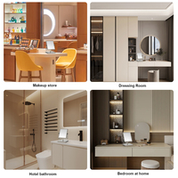 Factory Sale Double Sided Rectangle Desktop Cosmetic Mirror 5 Year Warranty Magnification Stainless Steel Bathroom Mirror