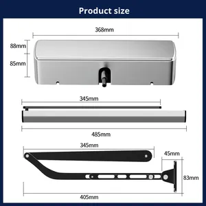 Ağır elektrikli kapı kapatıcı otomatik sensör kapı açacağı su geçirmez salıncak kapı birim Motor erişim kontrol sistemi tam Set - Product Image 4