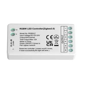 DC12V-24V a casa Smart Life Tuya Smart APP di controllo Zigbee 3.0 RGBW 4 in <span class=keywords><strong>1</strong></span> <span class=keywords><strong>Controller</strong></span> LED per RGBW striscia di luce a LED - Product Image 4