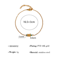 Hypo allernic Fine Jewelry Armbänder Armreifen Wasserdichte 18 Karat PVD Gold Edelstahl Kettenglied Armband Manschette Armreifen für Frauen