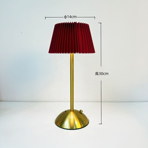 Customizable Metal Farmhouse Design LED Battery Operated <strong>Touch</strong> Control Portable <strong>Bedside</strong> Table <strong>Lamp</strong> for Wedding Home Party - Product Image 6