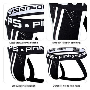 Vente <span class=keywords><strong>en</strong></span> gros, promotion exceptionnelle, fabrication OEM personnalisée, caleçon <span class=keywords><strong>string</strong></span> respirant <span class=keywords><strong>pour</strong></span> hommes, 85% nylon 15% élasthanne, jockstrap sexy <span class=keywords><strong>pour</strong></span> hommes - Product Image 2