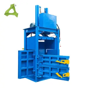 60Ton Waste Recycling Hydraulic Baling Press Machine Cardboard Compactor Vertical Hydraulic Plastic Baler Machine