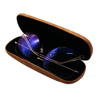 Étui à lunettes de soleil de haute qualité, emballage étui à lunettes en cuir PU