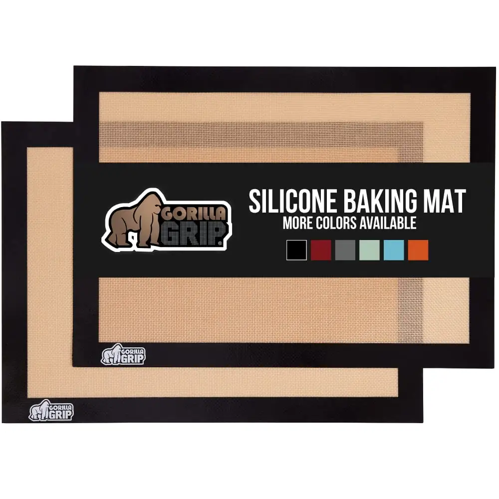 Özelleştirilmiş yüksek sıcaklık dayanımı yapışmaz yüzey premium kalite silikon pişirme mat