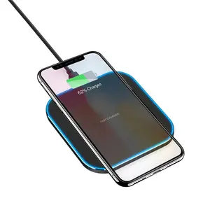 Fast Wireless Charging 10w 15w Qi Wireless Charger Pad For IPhone 14 Quick Round Wireless Charger