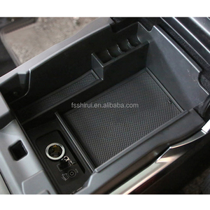 Caja de almacenamiento para Reposabrazos de coche, bandeja contenedora, caja organizadora de placa para Land Rover Range Rover Sport <span class=keywords><strong>Evoque</strong></span> 2014 2015 2016 <span class=keywords><strong>2017</strong></span> Auto - Product Image 1