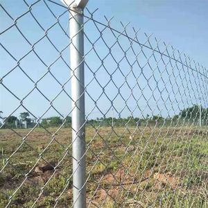 Factory Wholesale Price High Quality 20m 25m 30m Roll 5ft Galvanized Chain Link <b>Mesh</b> Fencing Diamond <b>Mesh</b> - Product Image 2