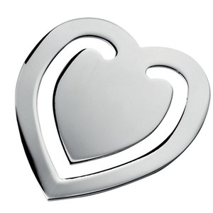 Segnalibro a Cuore in Acrilico Senza Scatola, Porta Libri Ornamentale - Product Image 1