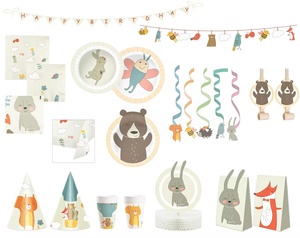 Platos de Papel con Diseño de Feliz Cumpleaños DAMAI, Artículos para Fiestas, Platos de Papel Desechables Impresos Personalizados, Juego de Vajilla de Papel - Product Image 3