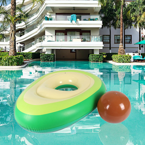 <span class=keywords><strong>Flotador</strong></span> inflable en forma de <span class=keywords><strong>aguacate</strong></span> del fabricante para adultos, salón flotante para uso en piscina - Product Image 4