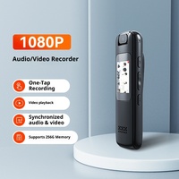 Bolígrafo de grabación transfronterizo con sincronización de video y audio Conector USB Formato WAV Modelo Grabadora de V22-Conference