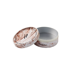Boîte d'emballage cylindrique en papier biodégradable sur mesure avec gaufrage pour biscuits, chocolats, bonbons, gâteaux, snacks, qualité alimentaire - Product Image 3