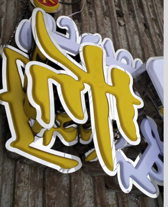Insegna con Lettere 3D Retroilluminate a LED in Acciaio Inossidabile Resistente alle Intemperie, Lettere Pubblicitarie Personalizzabili Multicolore con <span class=keywords><strong>Dimensioni</strong></span> e Font Personalizzati - Product Image 5