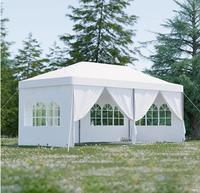 Dernière grande tente d'exposition extérieure 10x10 épaissie et anti-poussière rétractable Gazebo Canopy Tente publicitaire