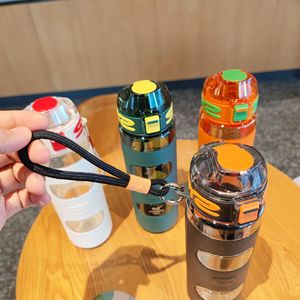 Sy2 Chashihu 700ml Double Wall <b>Plastic</b> Water Bottle Bpa Free Travel Outdoor Fitness <b>Cup</b> - Product Image 4
