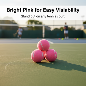 Palline da Tennis Rosa di Alta Qualità Approvate ITF, Palline da Padel Personalizzate ODM/OEM per Sport e Giocattoli per Animali - Product Image 5