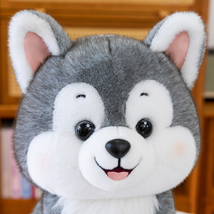 Fabricante de Animales Adorables, Peluche de Husky de Gran Tamaño, Relleno de Algodón PP, Juguete Suave para Niños, Gran Venta - Product Image 2