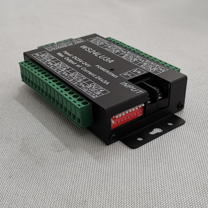 JIUAN WS24LU3A DC5-24V 1728W Charge Maximale 3A Décodeur DMX512 24 Canaux 8 Groupes Contrôleur LED RGB Anode Commune Construction Métallique - Product Image 2