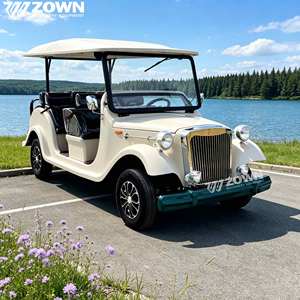 Voiture électrique vintage classique la plus vendue, certifiée CE 2026, 4 roues, pour centres de villégiature, campus, parcs et attractions touristiques - Product Image 1