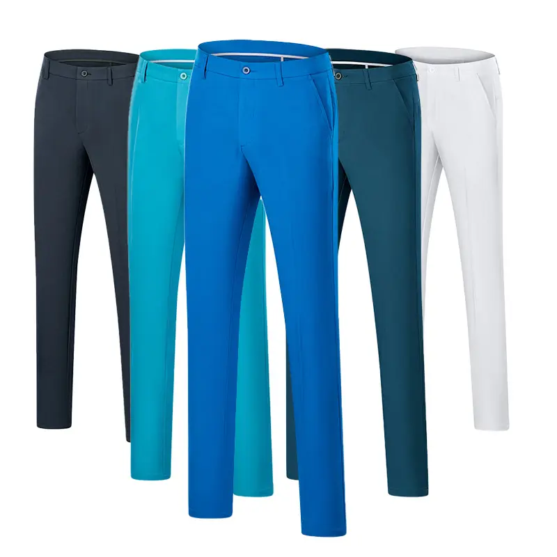 Wholesale News Stretch Golf Pants Slim Fit Quick Dry Golf Work Pant with Pockets
