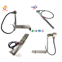 Elementos calefactores de titanio para galvanoplastia, calentador de inmersión eléctrico de 2KW, 3KW, 9kw o personalizado, certificado CE