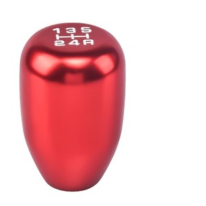 Universal Manual Car Gear <b>Shift</b> <b>Knob</b> Aluminum Alloy 6cm Red With 12mm 10mm 8mm Adapters For Manual Transmission - Product Image 3