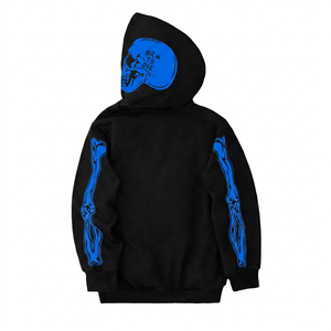 El Mejor Proveedor de Ropa: Sudadera con Capucha de Invierno para Hombre, de Poliéster/Algodón, con Estampado Personalizado, Logotipo Impreso, Corte Holgado - Product Image 4