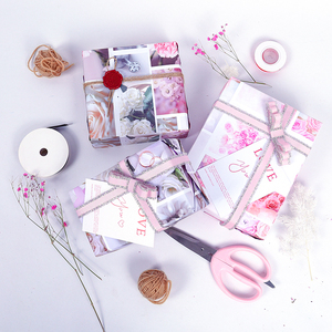 Wholesale 80g Valentine's Day Kraft <b>Paper</b> 43*300cm Gift Luxury Custom Packaging <b>Wrapping</b> <b>Paper</b> Roll - Product Image 5