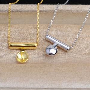 Wenchi S925 <b>Silver</b> Strap <b>Chain</b> Detachable Female DIY Pearl <b>Earrings</b> 8-9 Inch Accessory Empty Jewelry Holder Fashion Jewelry Sets - Product Image 3