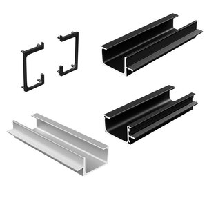 G-Type Aluminum Alloy Cabinet Handles Bar Shape Minimalist Design Easy Installation For Kitchen Wardrobe Drawer - Product Image 1