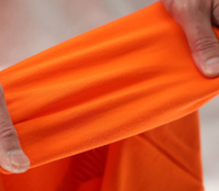 T-shirt à manches longues en polyester réfléchissant fluorescent haute visibilité pour la sécurité sur les chantiers