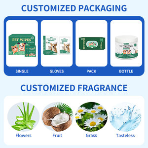 Guantes de Limpieza y Aseo <span class=keywords><strong>para</strong></span> Mascotas Ecológicos y Biodegradables, Toallitas Húmedas Desechables sin Enjuague <span class=keywords><strong>para</strong></span> <span class=keywords><strong>Perros</strong></span> con Carbón Vegetal - Product Image 6