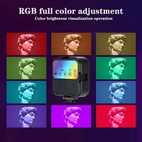 Takenoken portátil RGB LED Video luz teléfono móvil Live Photo iluminación Cámara belleza lámpara para fotografía Vlogging hecho de plástico