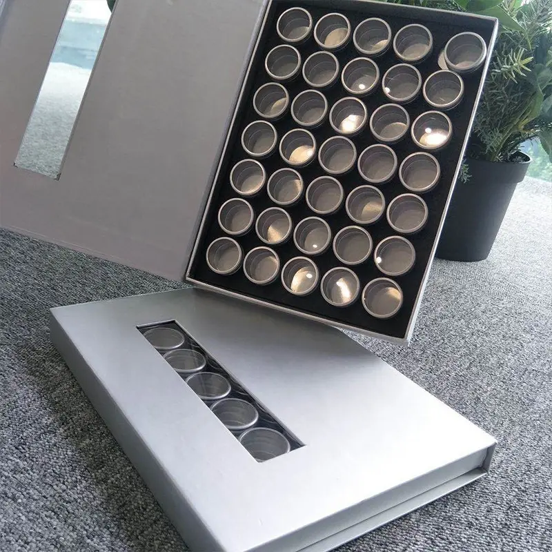 オーガナイザーディスプレイプラスチックネイルアートマニキュア空のケース収納プレートチャームジュエリーディスプレイ空のネイルチップボックス収納