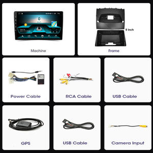 9 "Android 8 Core Carplay Central Multimédia Autoradio Stéréo pour <span class=keywords><strong>Renault</strong></span> <span class=keywords><strong>Megane</strong></span> 2 2002 - 2009 Lecteur 2 Din - Product Image 6