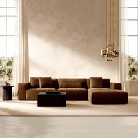 Nouveau style de meubles de salon, villa, hôtel, chaises, mobilier d'intérieur, ensemble de canapés modulaires