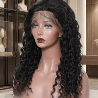 Peluca de Cabello Humano Remy Virgen 100% de Lujo Inice Hair, Peluca Frontal de Encaje con Ondas Profundas HD de 30 Pulgadas, Calidad Certificada