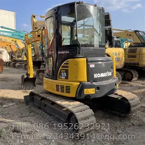 <span class=keywords><strong>Mini</strong></span> excavatrice d'<span class=keywords><strong>occasion</strong></span> de 5.5 tonnes/pelleteuse/excavatrice sur chenilles komatsu pc55mr à basse heure de travail en bon aspect - Product Image 5