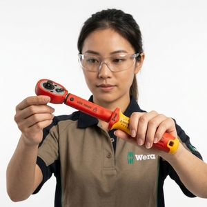 <span class=keywords><strong>Llave</strong></span> <span class=keywords><strong>Dinamométrica</strong></span> Aislada VDE 1000V, 5-50 Nm, 3-8 Pulgadas, Herramienta de Calibración - Product Image 3